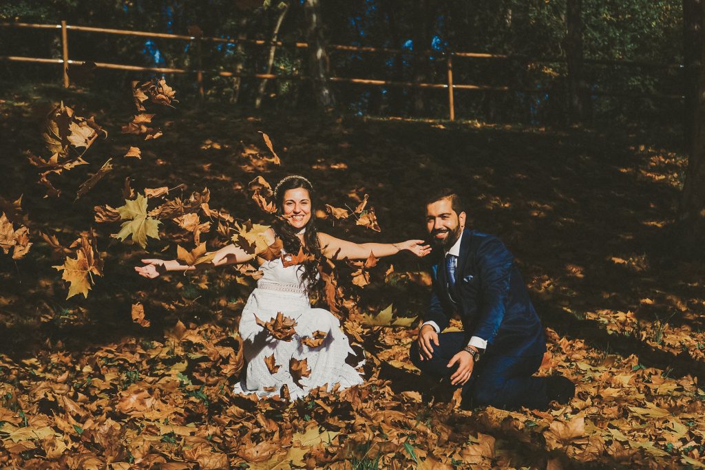 Reportaje de pareja en las montañas de Osona