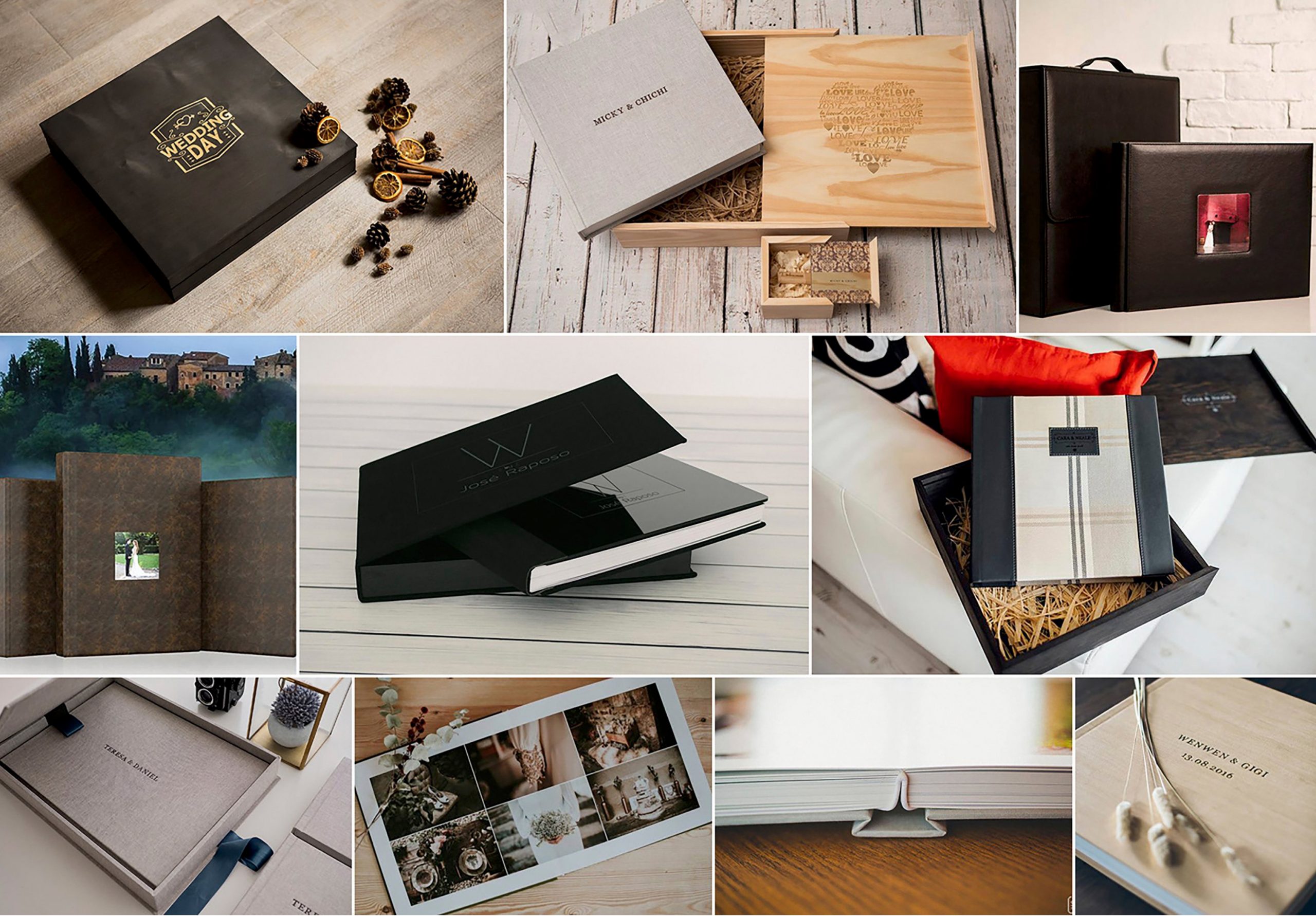 ÁLBUMES DE BODA DE ALTA CALIDAD