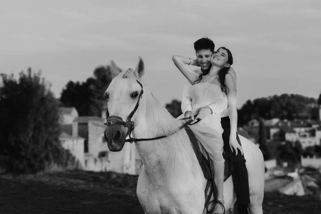 Complicidad novios en su preboda