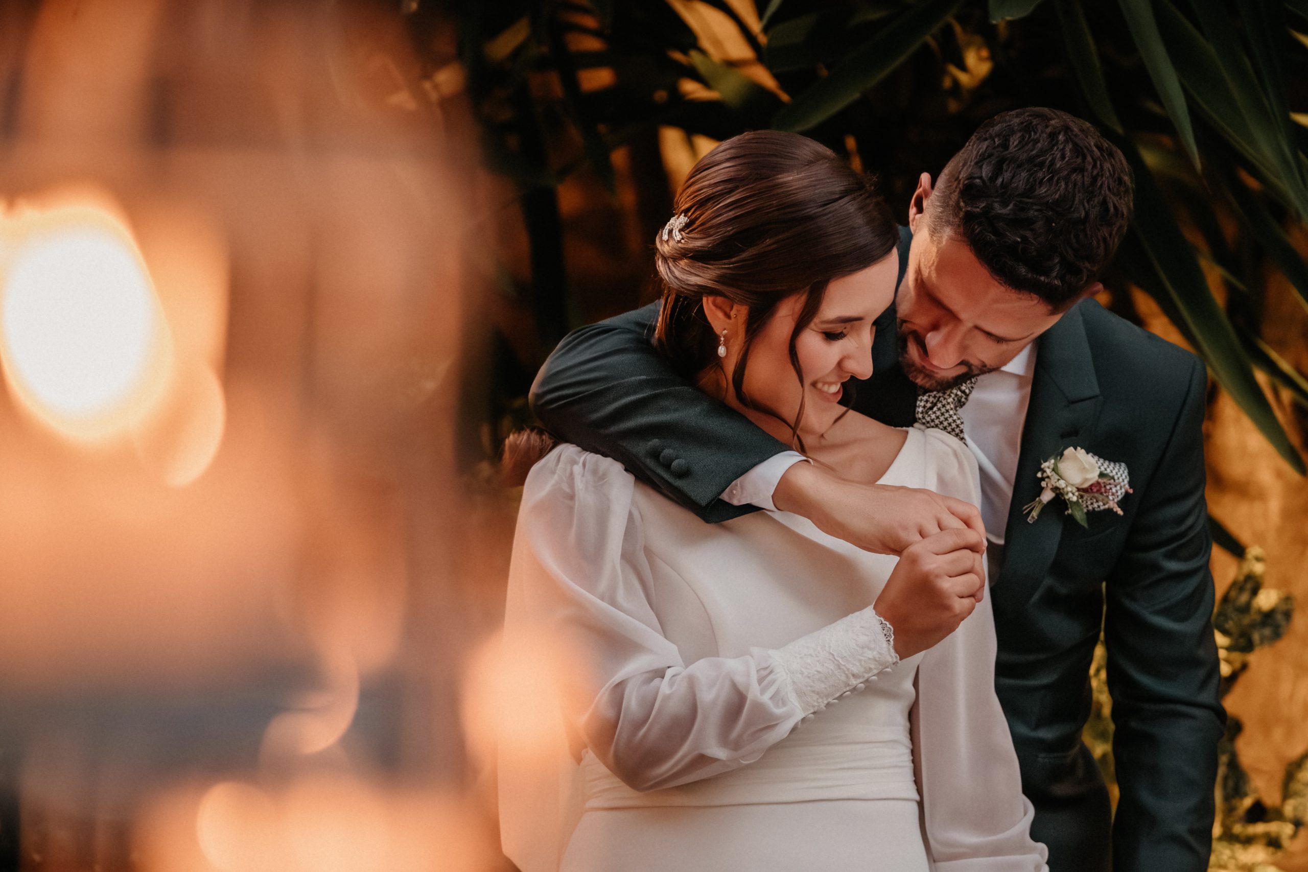 retrato novios natural en Mas Ventós