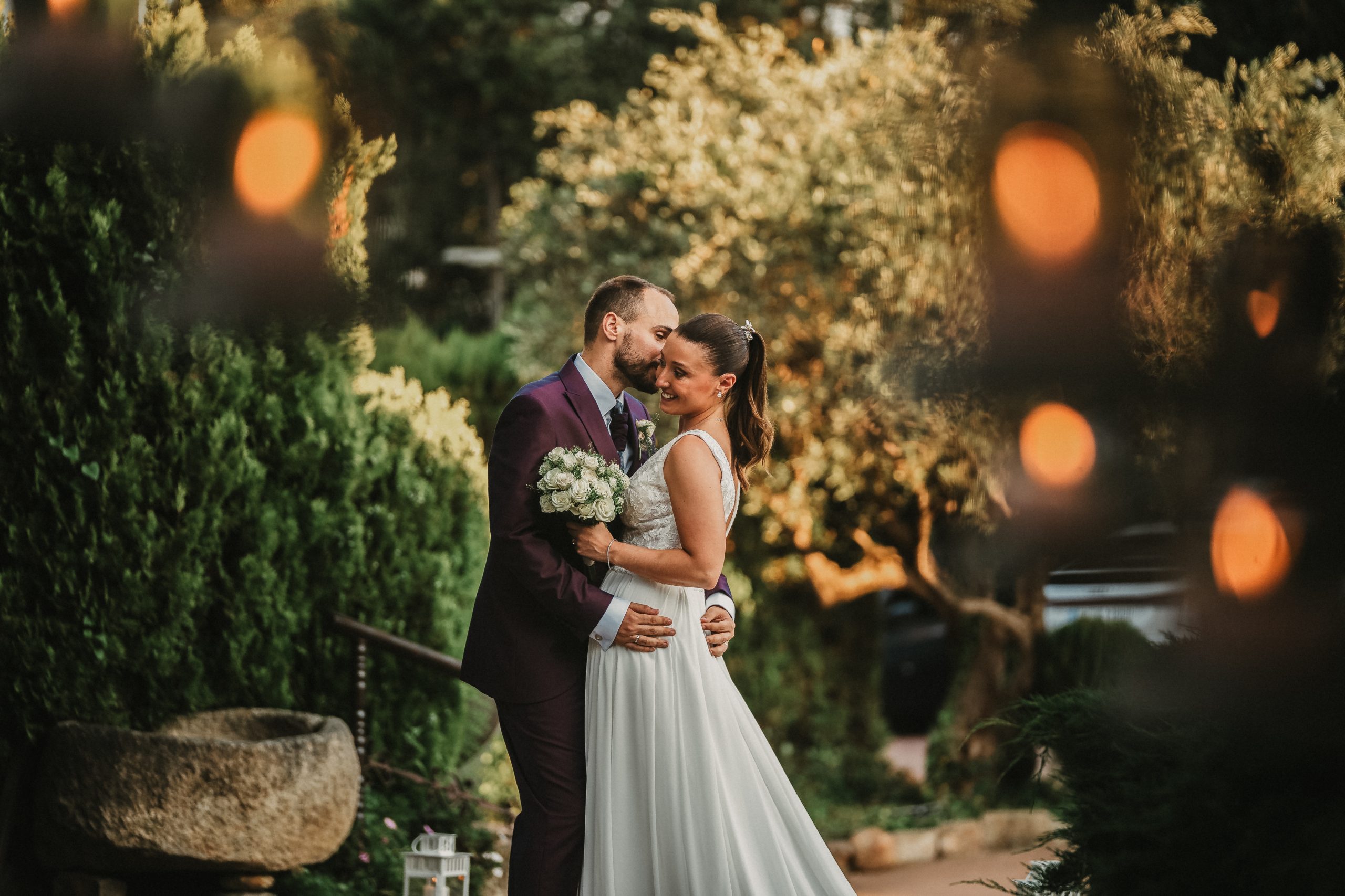 reportaje novios natural en Mas Ventós